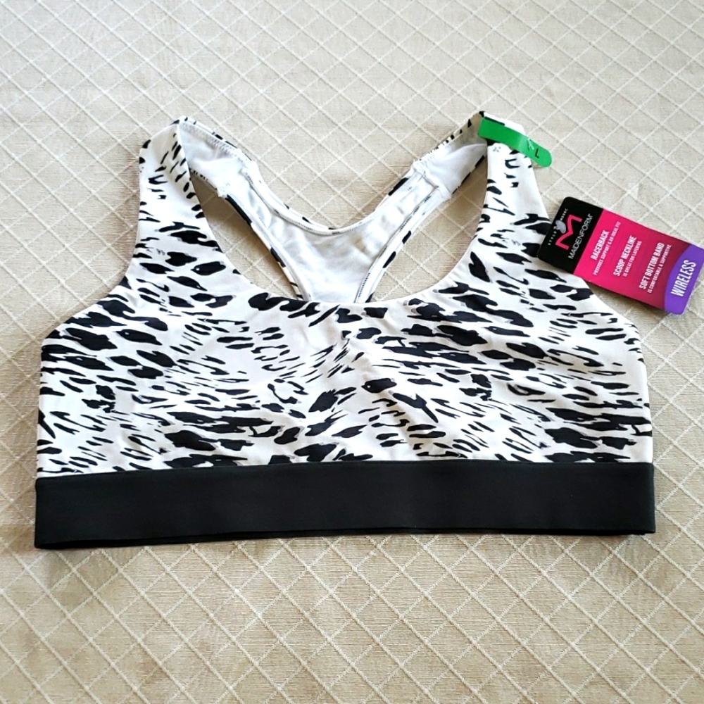 Maidenform RacerBack Sports Bra - Large